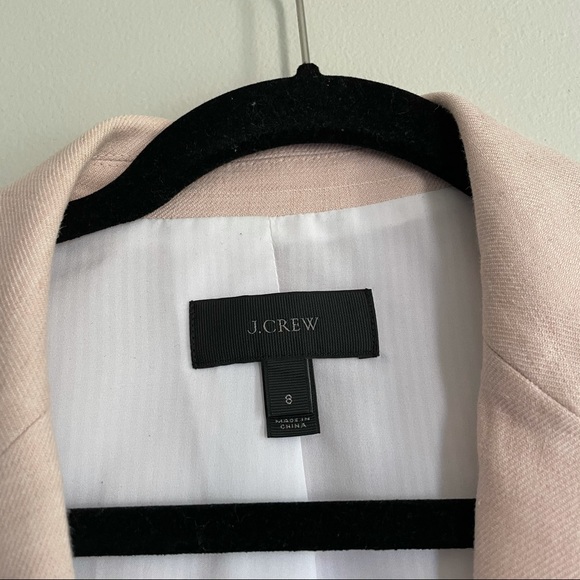 J. Crew Light Pink Blazer Size 8 - Picture 3 of 7